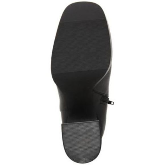 MADDEN GIRL Womens Black 1/2" Platform Activatte Toe Block Heel Booties 11 M - Picture 4 of 4